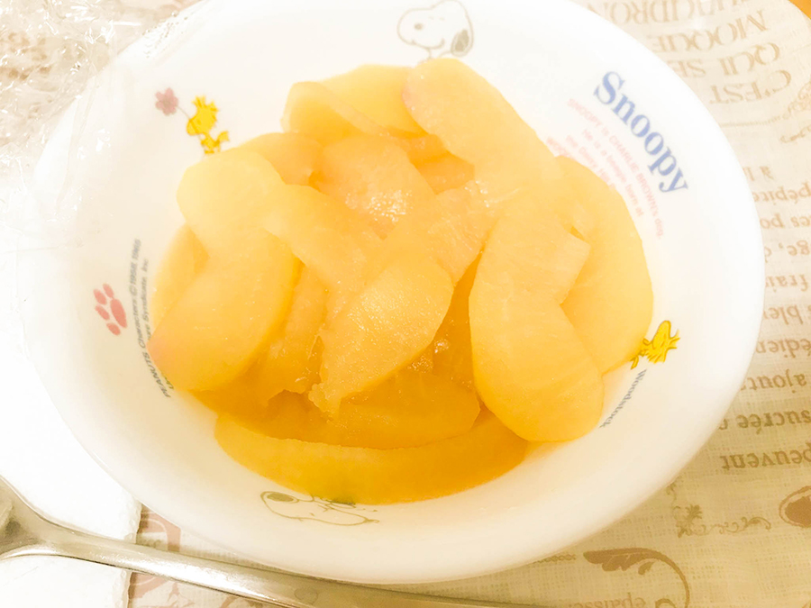 りんごのコンポート