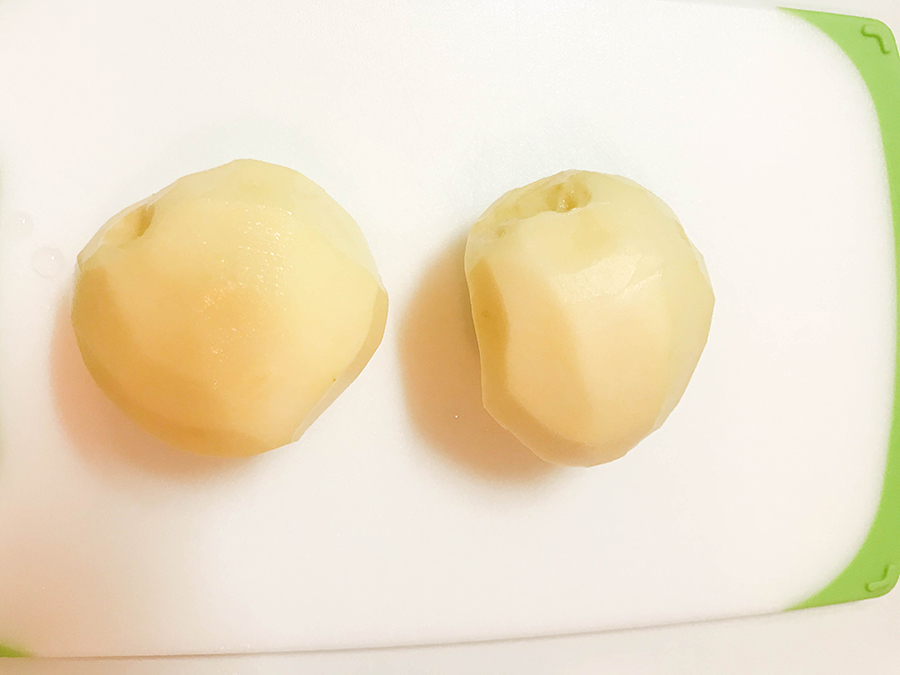 皮をむく