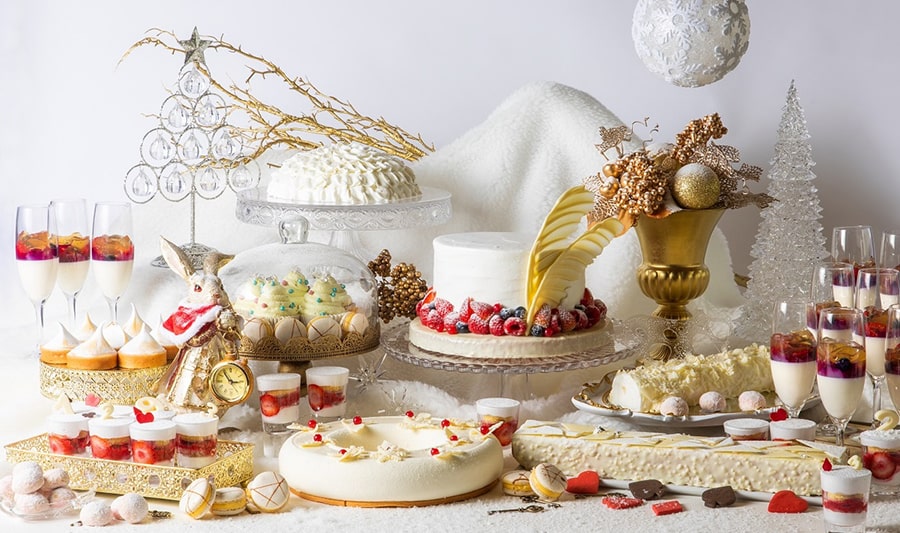 デザートビュッフェ アリスのホワイトクリスマス~白いうさぎを追いかけて~