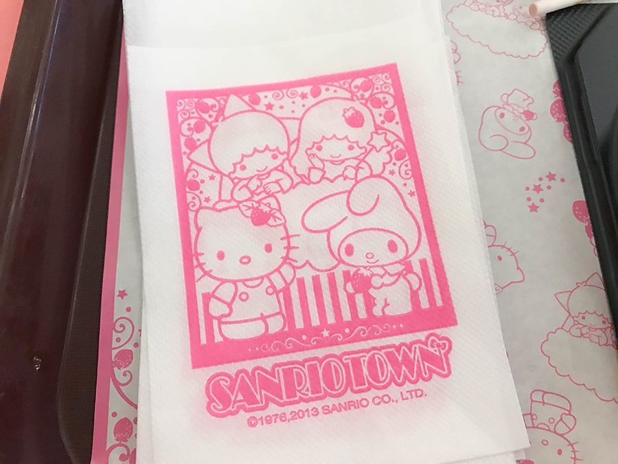 ナプキンがカワイイ