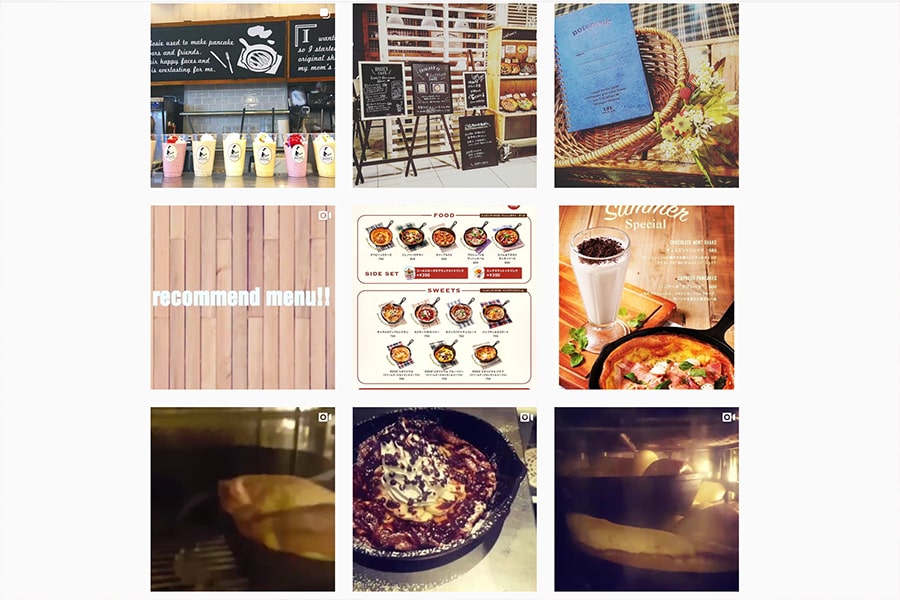 ROSIE’S CAFE インスタグラム スクリーンショット