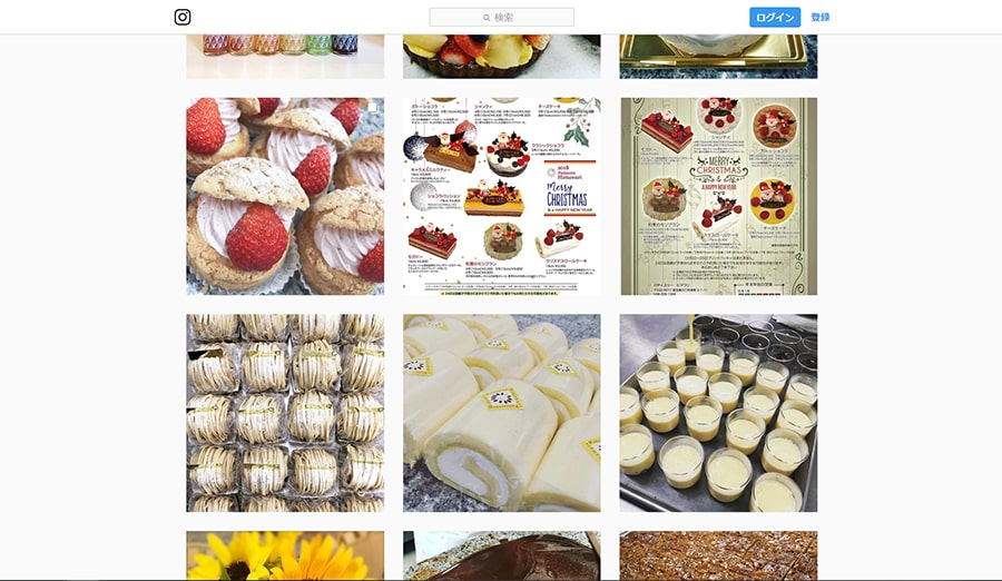 【Patisserie Himawari】instagram スクリーンショット
