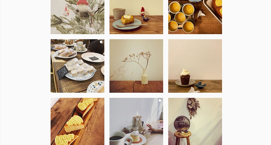 【KOTORI BAKE】Instagram スクリーンショット