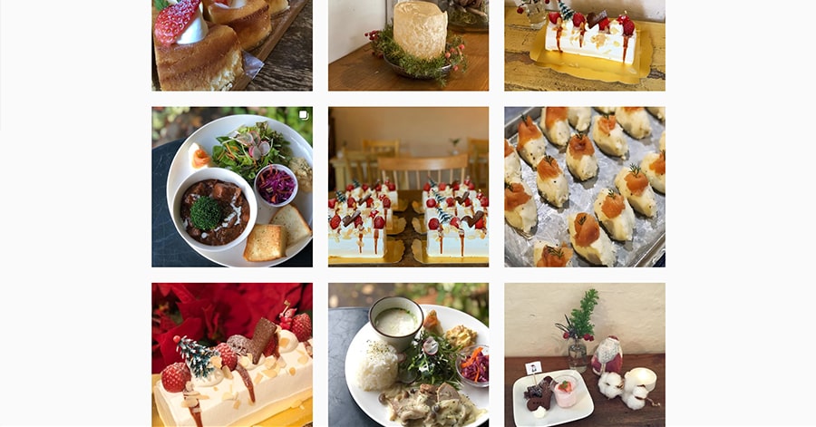 【café shibaken】Instagram スクリーンショット