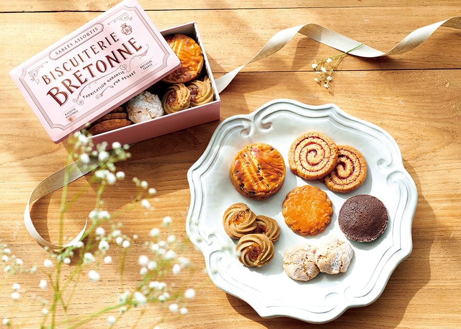 【ビスキュイテリエ ブルトンヌ】ブルターニュ クッキーアソルティ〈缶〉ボヌール