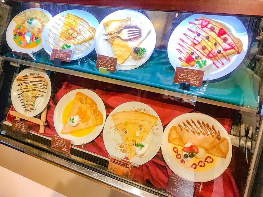 メルシークレープ メニュー